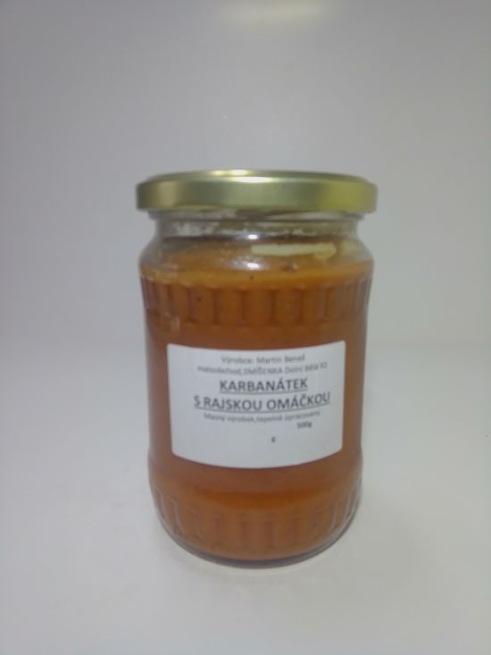 Karbanátek s rajskou omáčkou